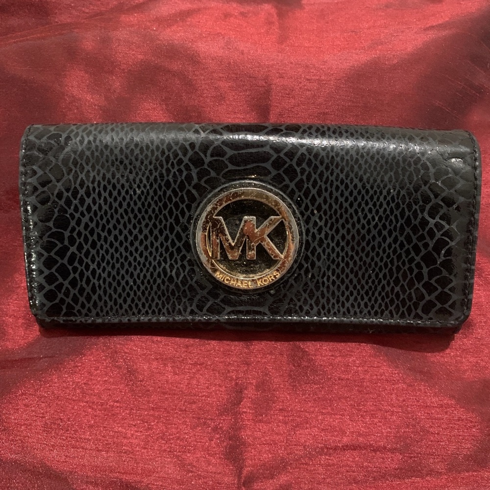 Michael Kors Black Leather Wallet